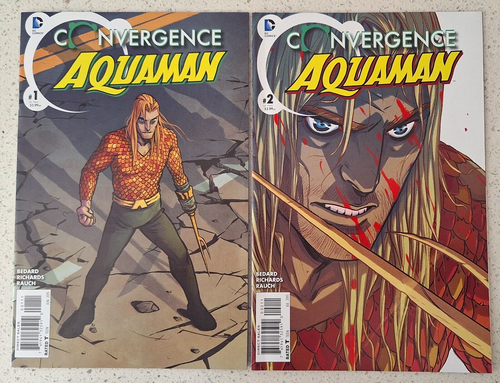 DC-Convergence Aquaman #1-2 Complete Series-2015