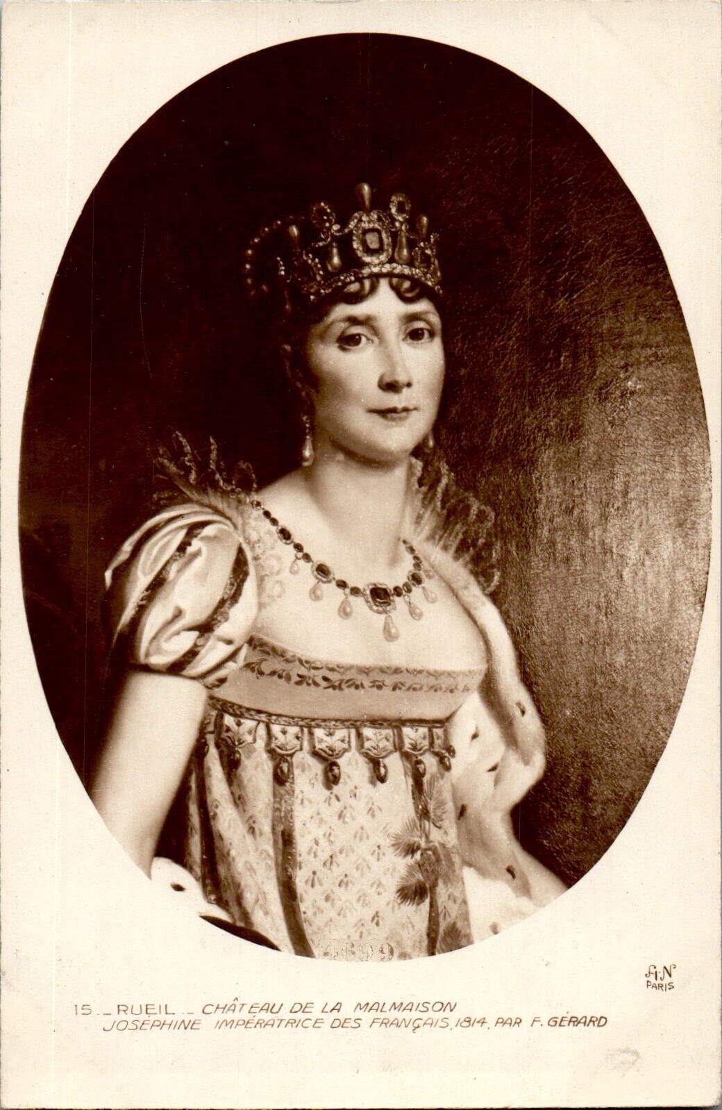 Josephine De Beauharnais, Wife of Napolean, Postcard
