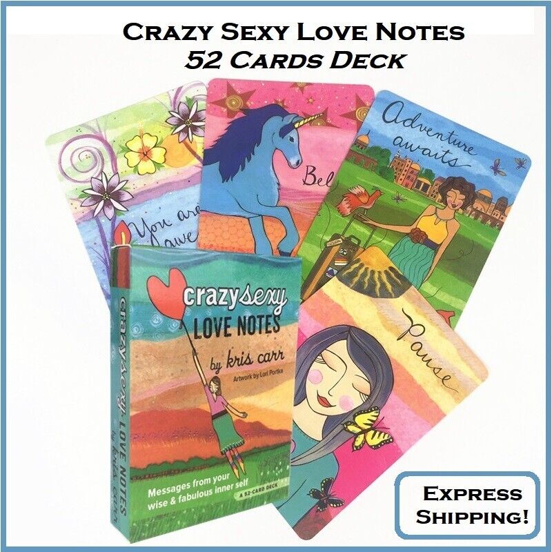Crazy Sexy Love Notes 52 Cards Tarot Deck English Version Romantic Guidance New