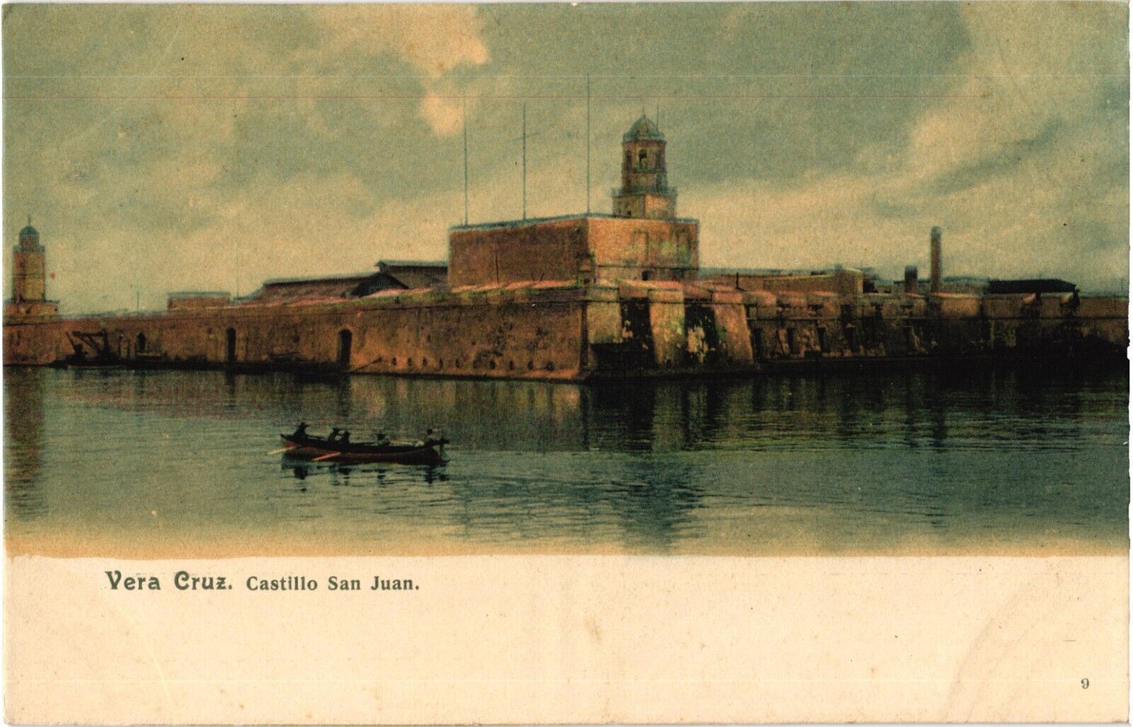 Castillo de San Juan Vera Cruz Veracruz Mexico Undivided Unposted Postcard c1905