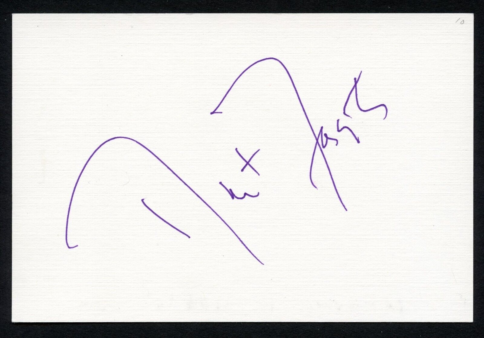 Robert Forster d2019 signed autograph 4x6 card Actor: The Black Hole BAS Cert