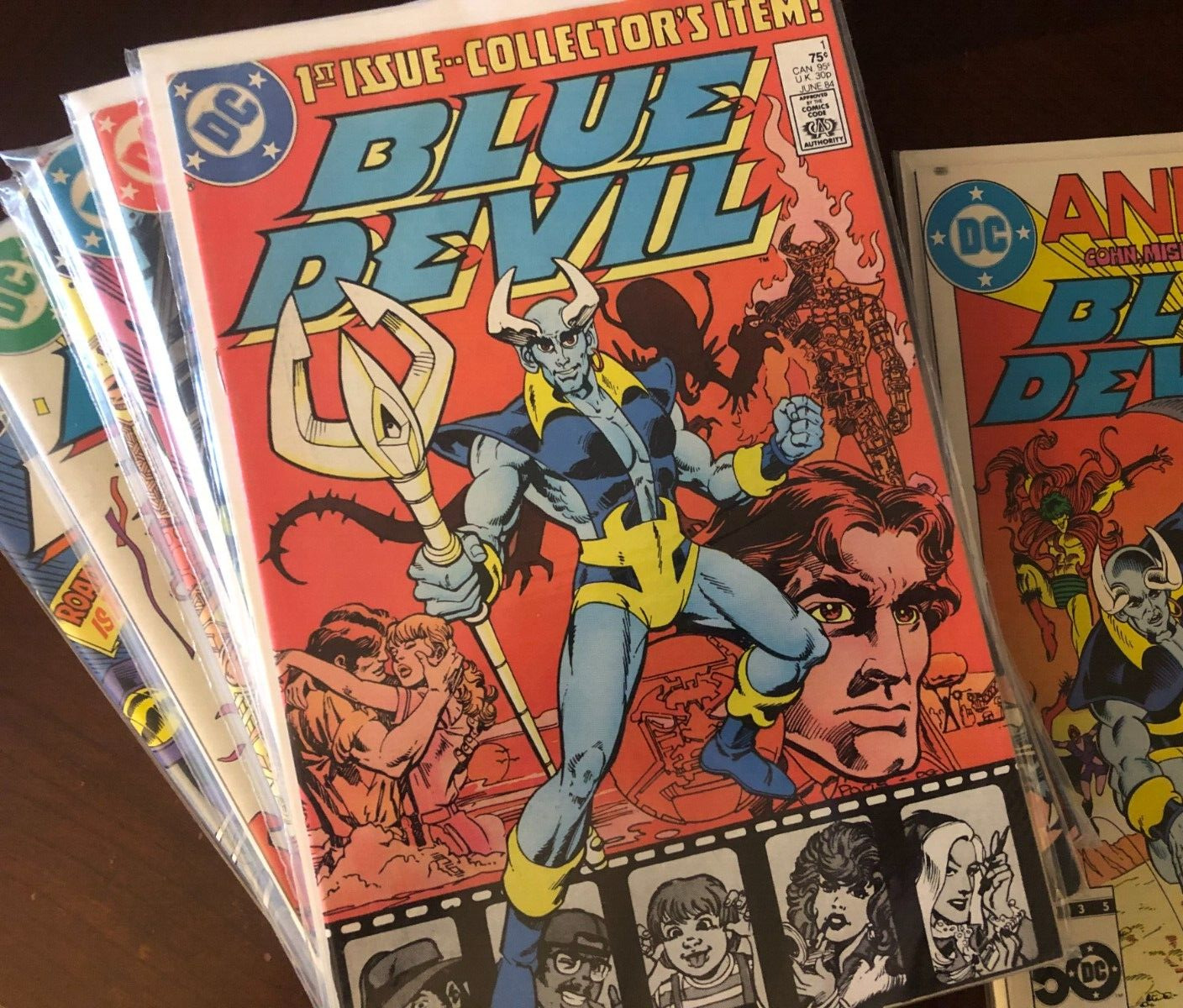 23X BLUE DEVIL LOT ALL Vintage 1984-1986 DC Comics #1