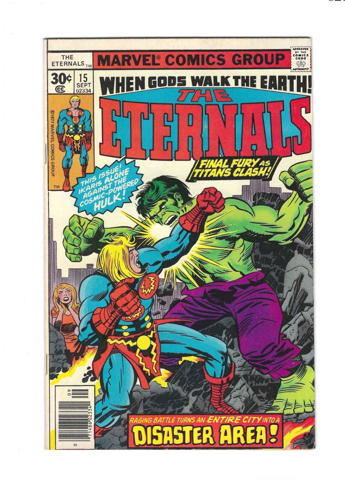 The Eternals #15: Dry Cleaned: Pressed: Bagged: Boarded: VF 8.0