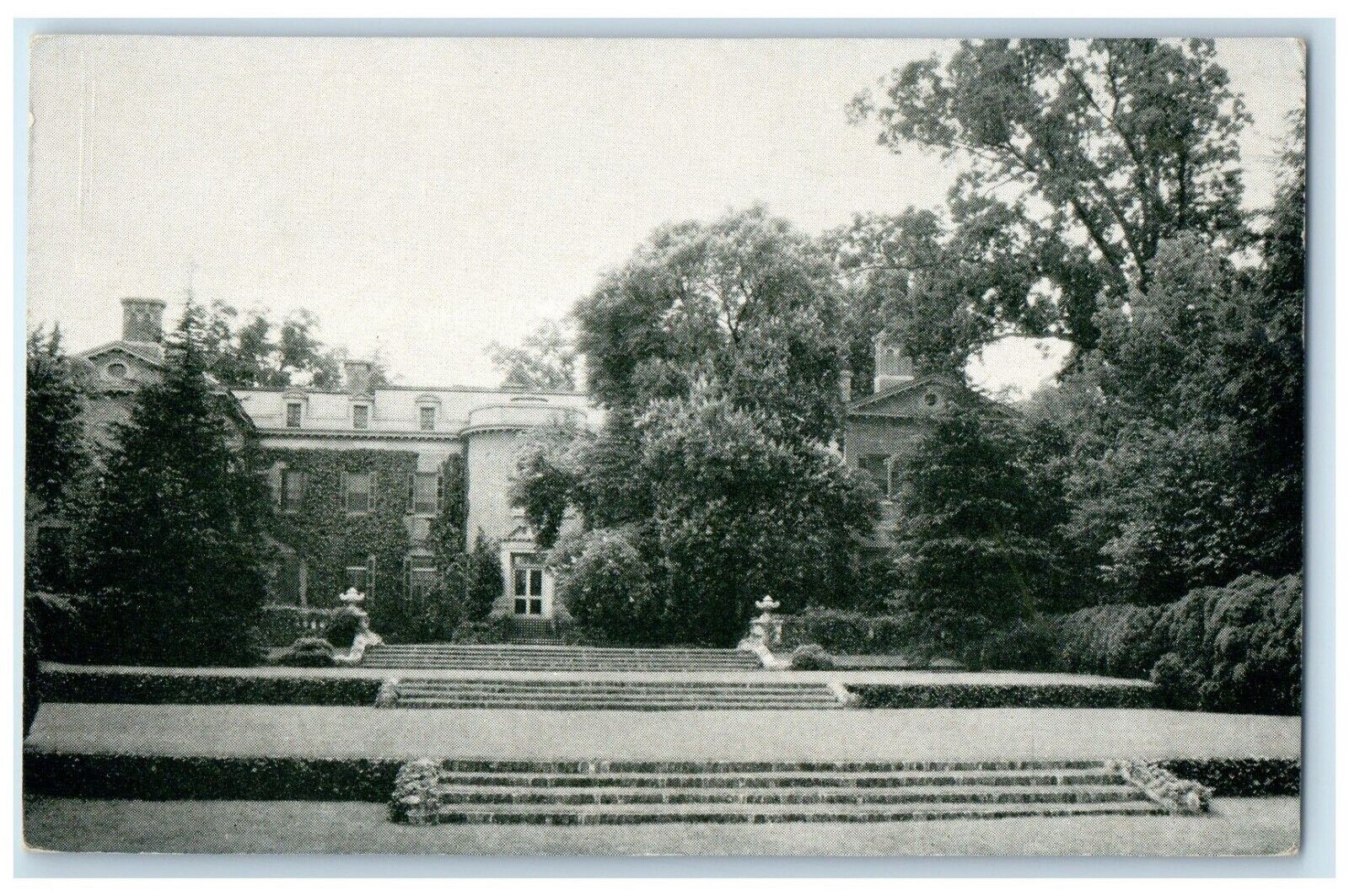 Dumbarton Oaks Library Collection Harvard University Washington DC Postcard