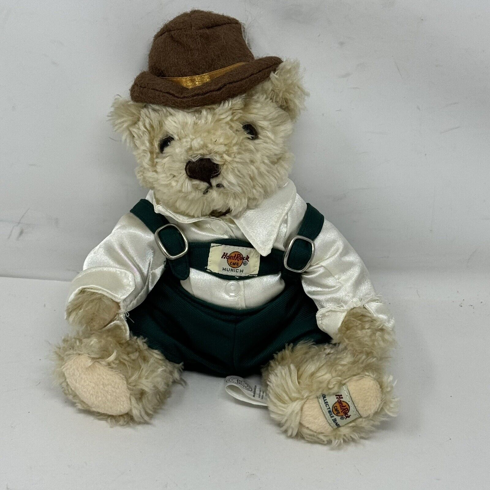 Herrington Hard Rock Cafe Munich Teddy Bear Stuffed Animal 2003 Lederhosen Rare