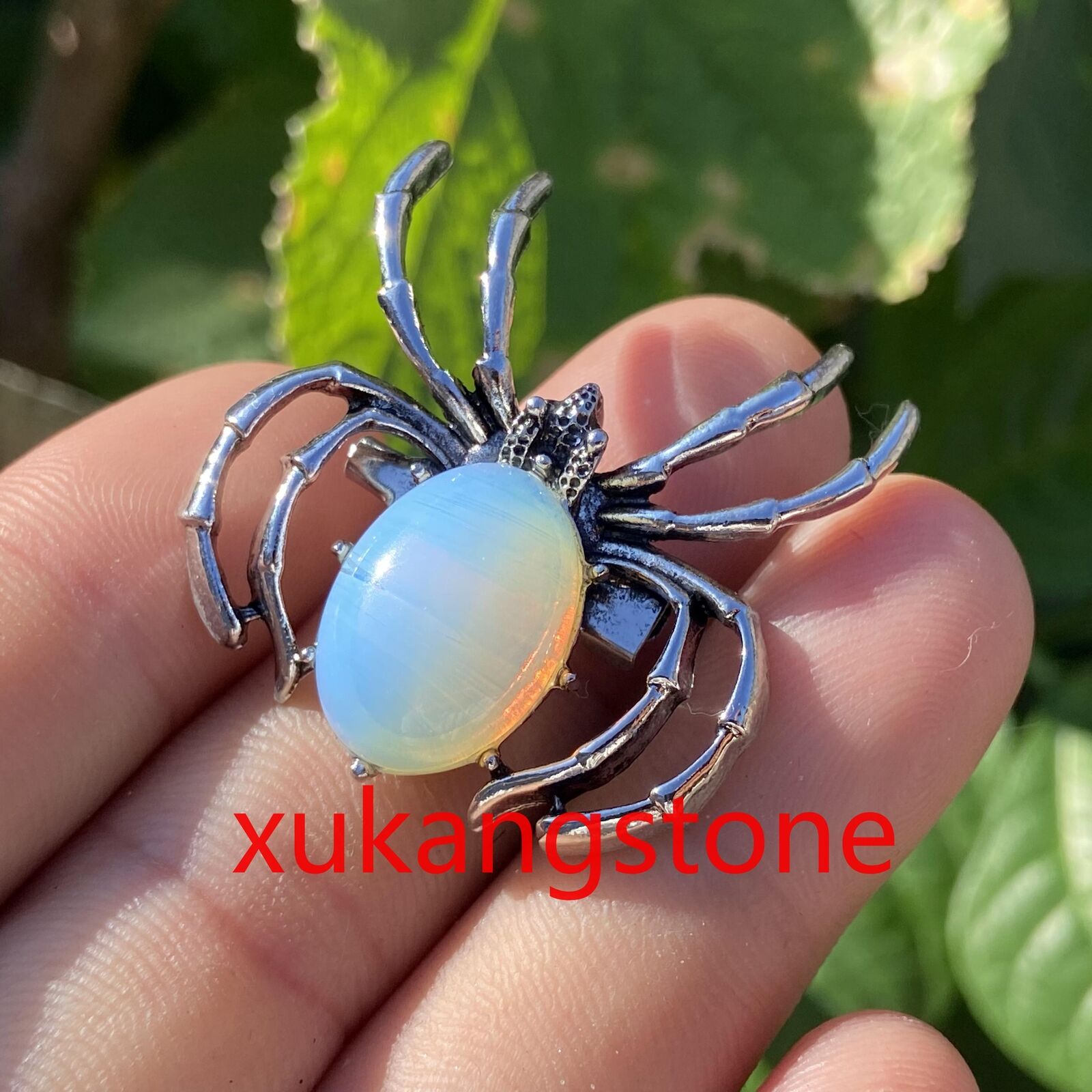 wholesale 1pc Opalite brooch Quartz Crystal spider,Crystal heal,crystal figurine