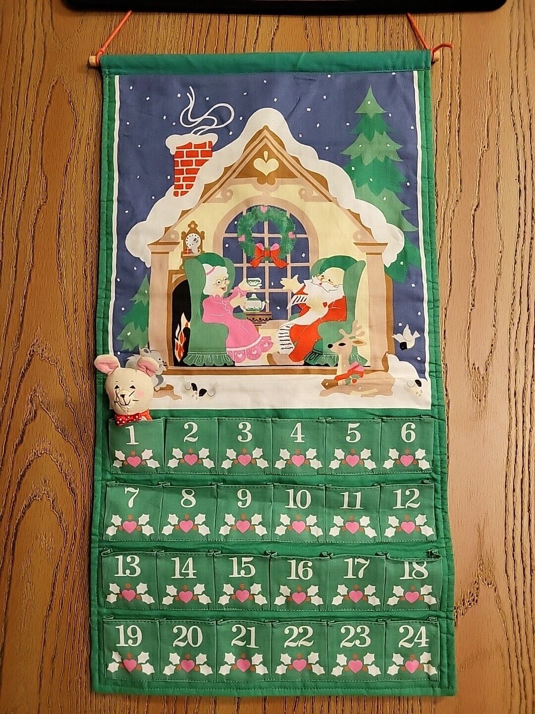 Vintage Avon Advent Calendar With Mouse