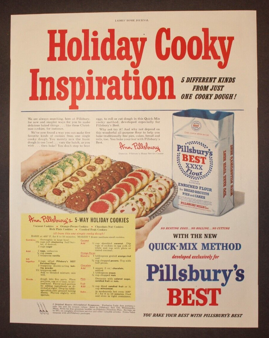Vintage Paper Advertising - PILLSBURY\'S BEST, 1949, 10½\