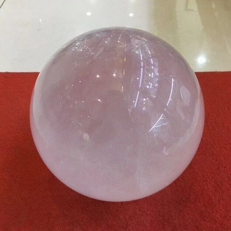 182mm Natural Clear Crystal Ball Sphere Quartz Crystal Mineral Reike 18.4 LB