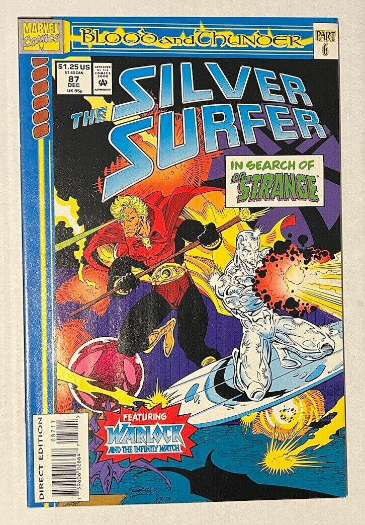 The Silver Surfer #87 1993 Marvel Comic Book - We Combine Shipping