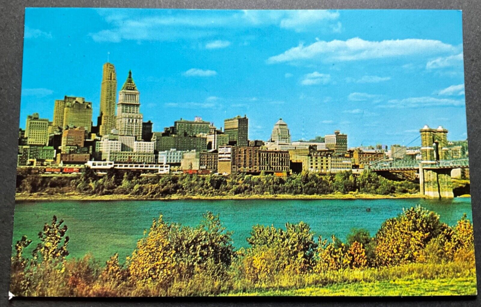 Cincinnati Ohio OH Postcard The City Skyline Better known as Queen City