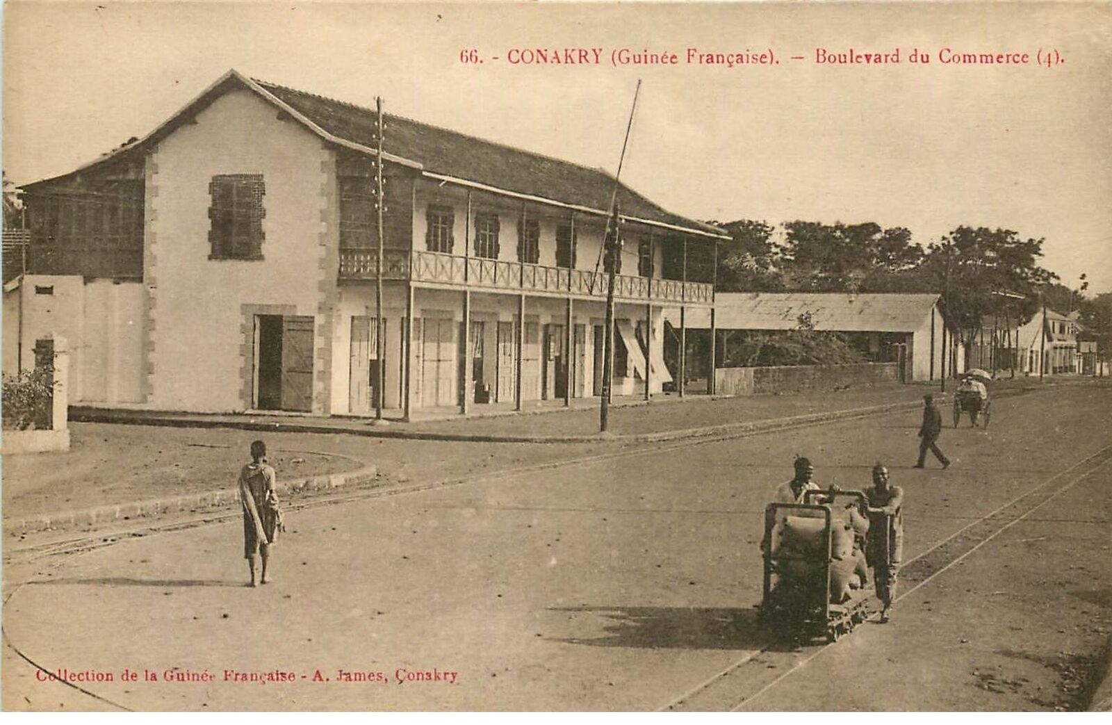 FRENCH GUINEA CONAKRY Boulevard du Commerce