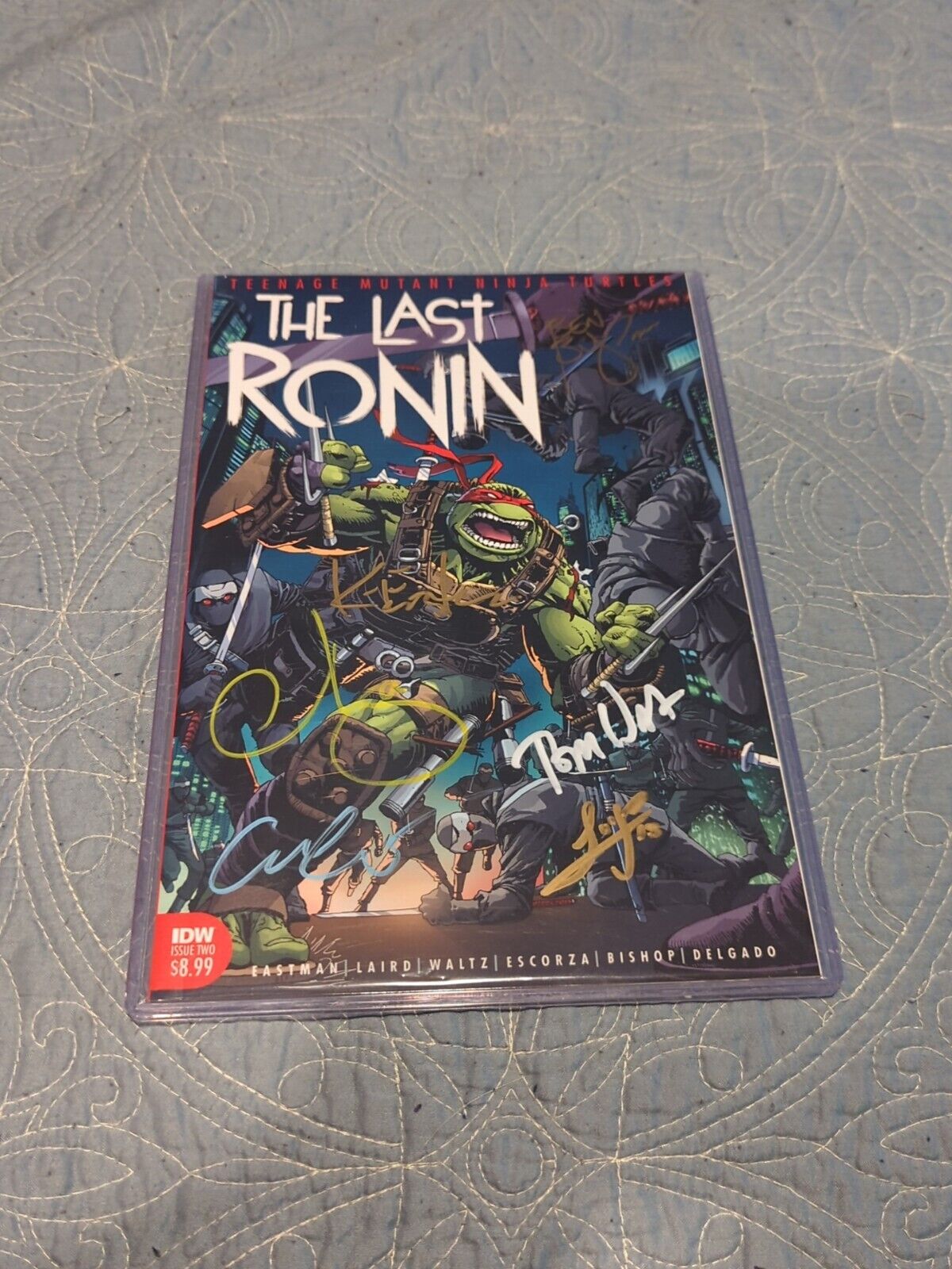 Teenage Mutant Ninja Turtles The Last Ronin #2 A-Cover 6x Signed W/COA