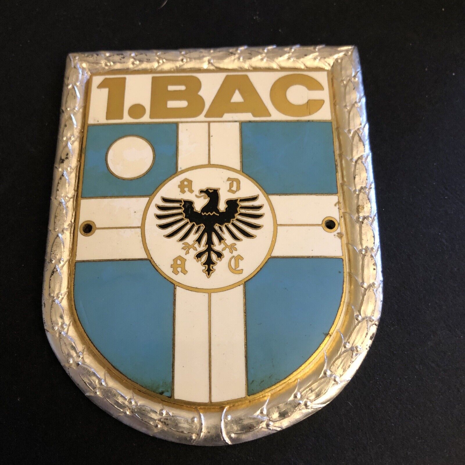 AWESOME Rare  1.BAC automobile grill badge
