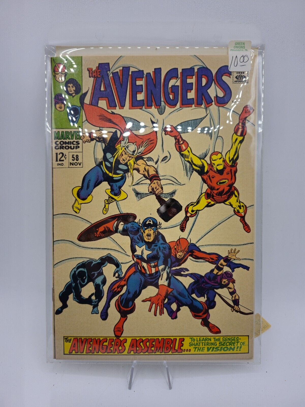 The Avengers #58 Vol. 1 1968 Marvel Comics  Origin of the Vision