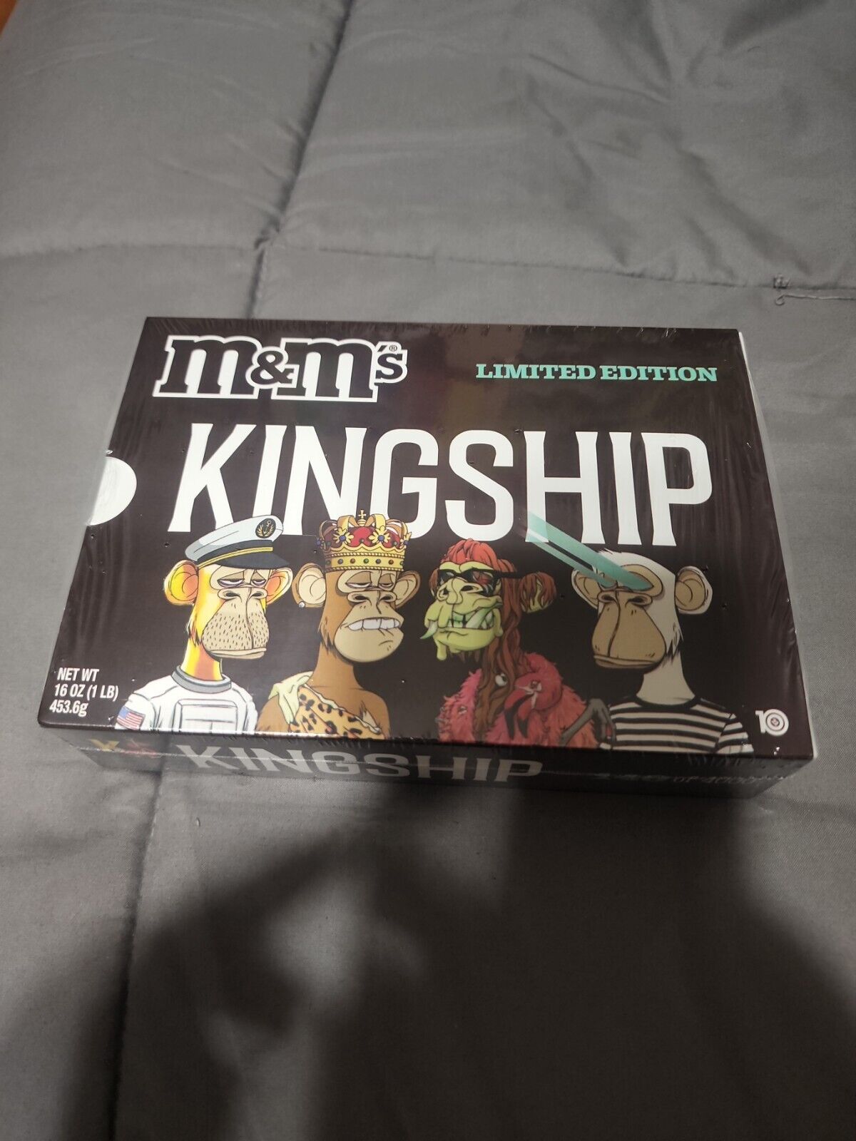 KINGSHIP® LIMITED EDITION M&M’S® CELEBRATORY GIFT BOX 146 of 4000 | LOW SERIAL
