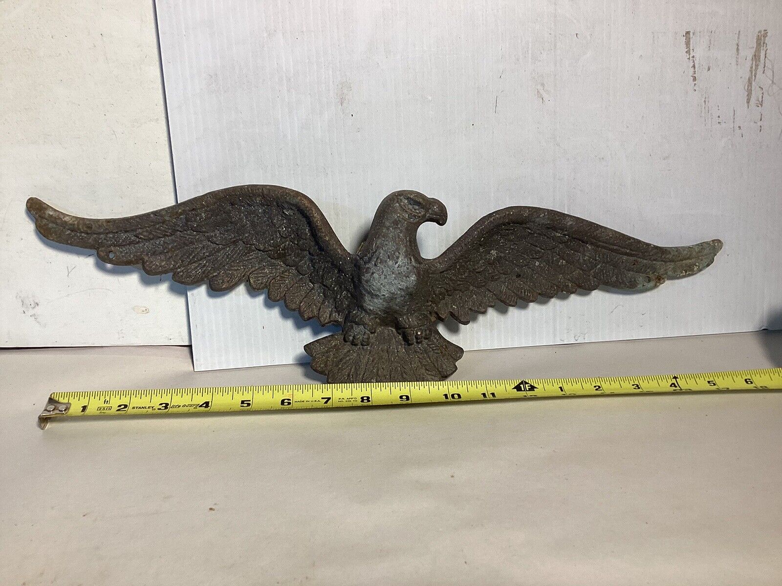Vintage 19” Brass Bronze Decorative American Eagle