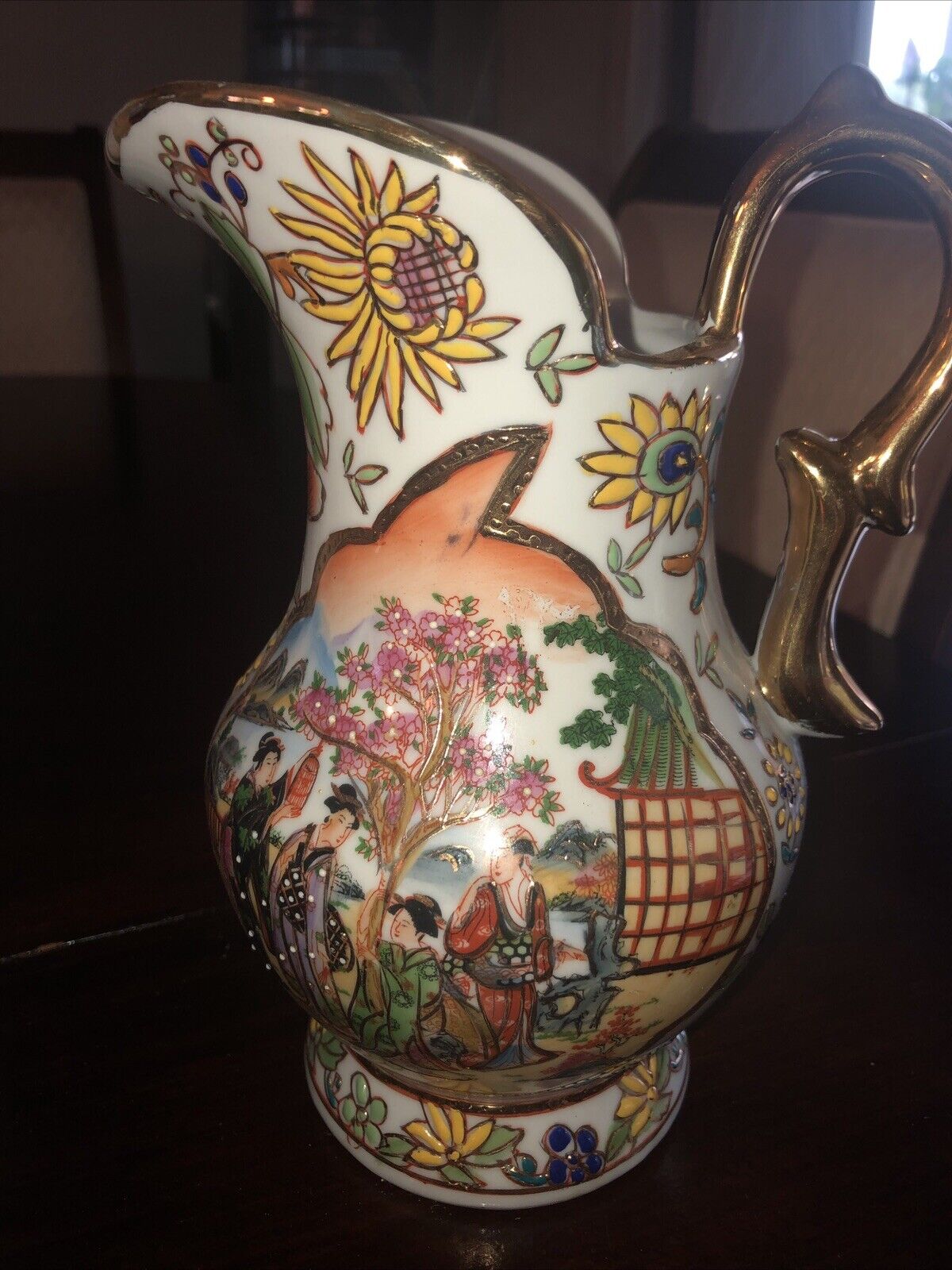 vintage antique porcelain pitchers