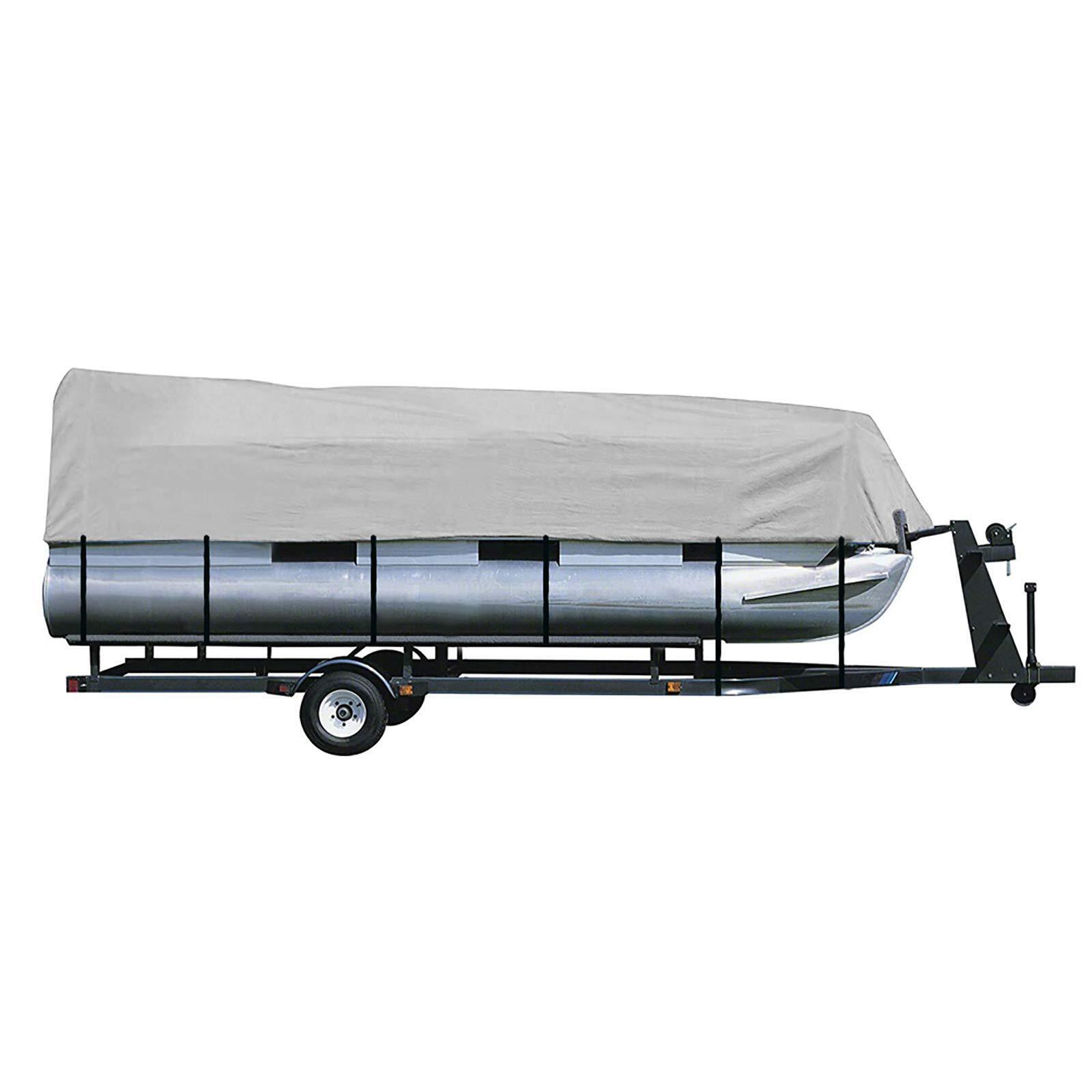 iCOVER Trailerable Pontoon Boat Cover, Fits 17 to 28ft Long & Beam Width up to 1