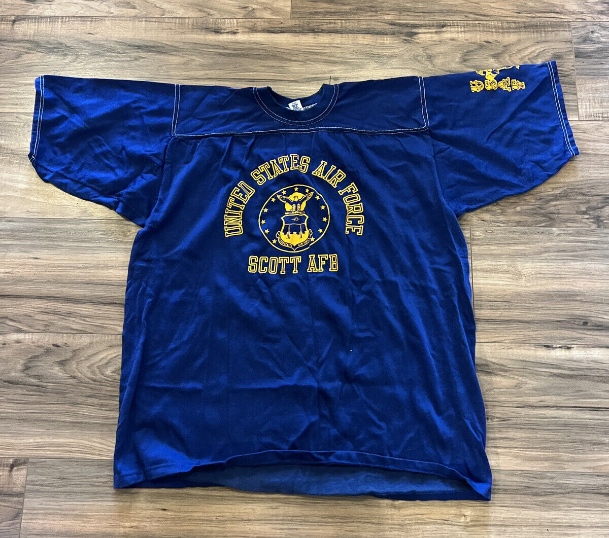 Vintage Scott AFB Air Force Base T Shirt / Physical Ed Shirt XL Extra Large
