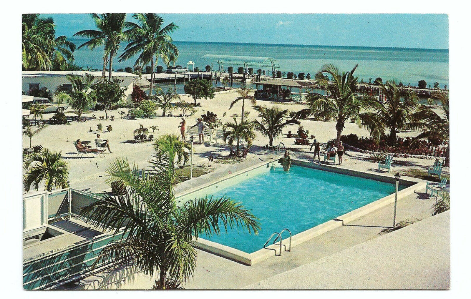 Islamorada FL Postcard Florida Vintage c1960s Tropical Winds Resort