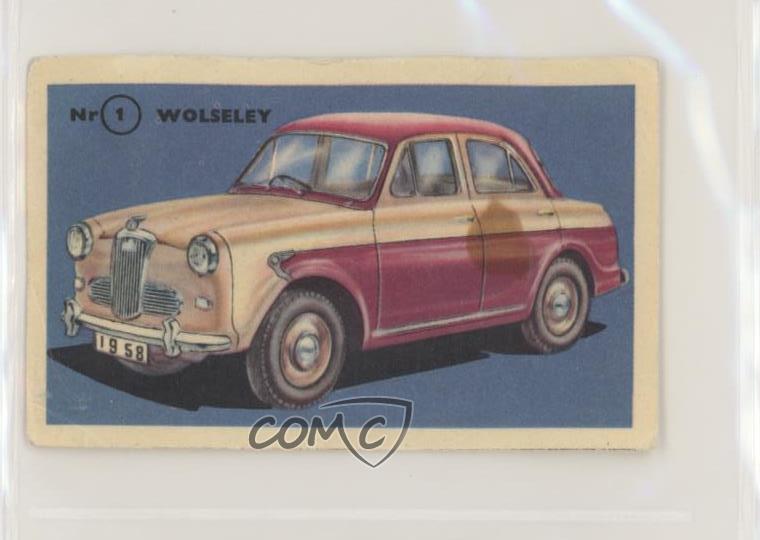 1958 Hjemmets Samleserie Bilmodeller Cars Wolseley 1500 #1 f5h