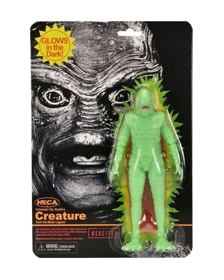 SDCC2023 Limited NECA Universal Monster Gilman Luminous 7 inch action figure