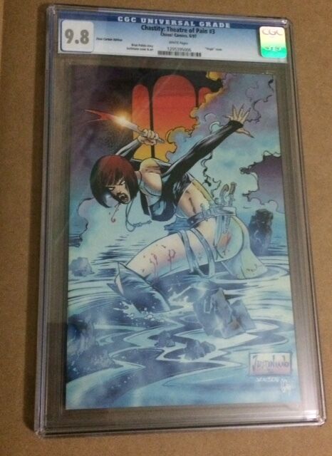 CHASTITY THEATRE OF PAIN #3 FINAL CURTAIN EDITION CGC9.8 HIGHEST GRADED COPY