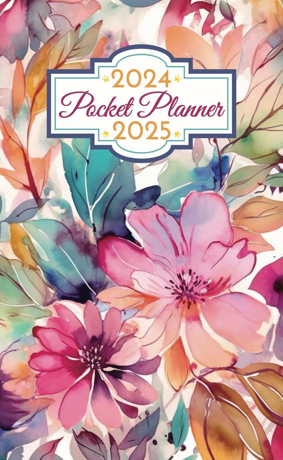 2024-2025 Pocket Planner: Small 2 Year Pocket Calendar Monthly Agenda for Purse,