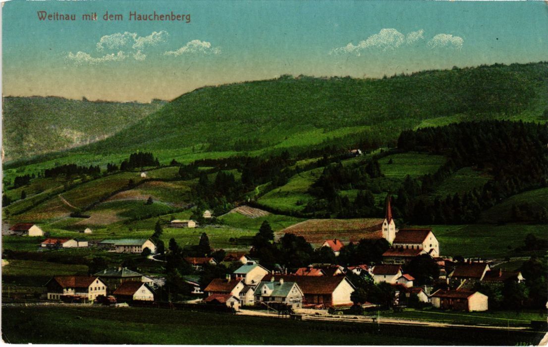CPA AK WEITNAU with the Hauchenberg - panorama GERMANY (1296546)
