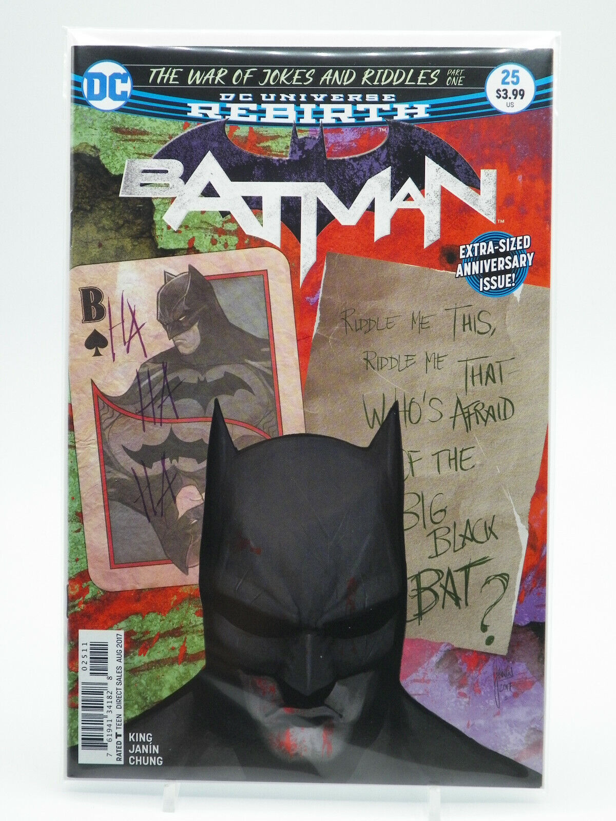 DC Rebirth Batman #25 Extra-Sized Anniversary Issue 2017 DC Comics VF