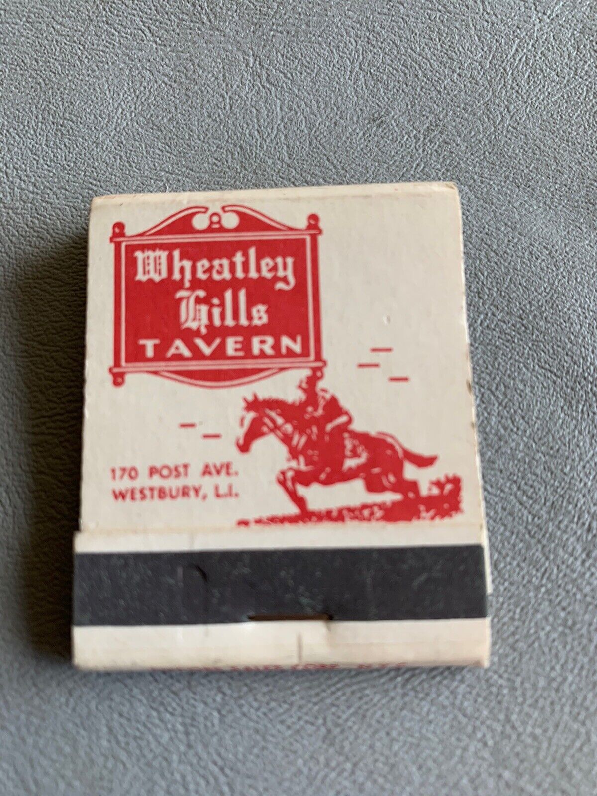 Wheatley Hills Tavern Vintage Matchbook Westbury LI NY