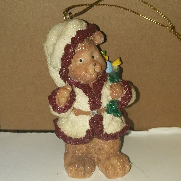 Christmas Ornaments Cute Vintage Bear