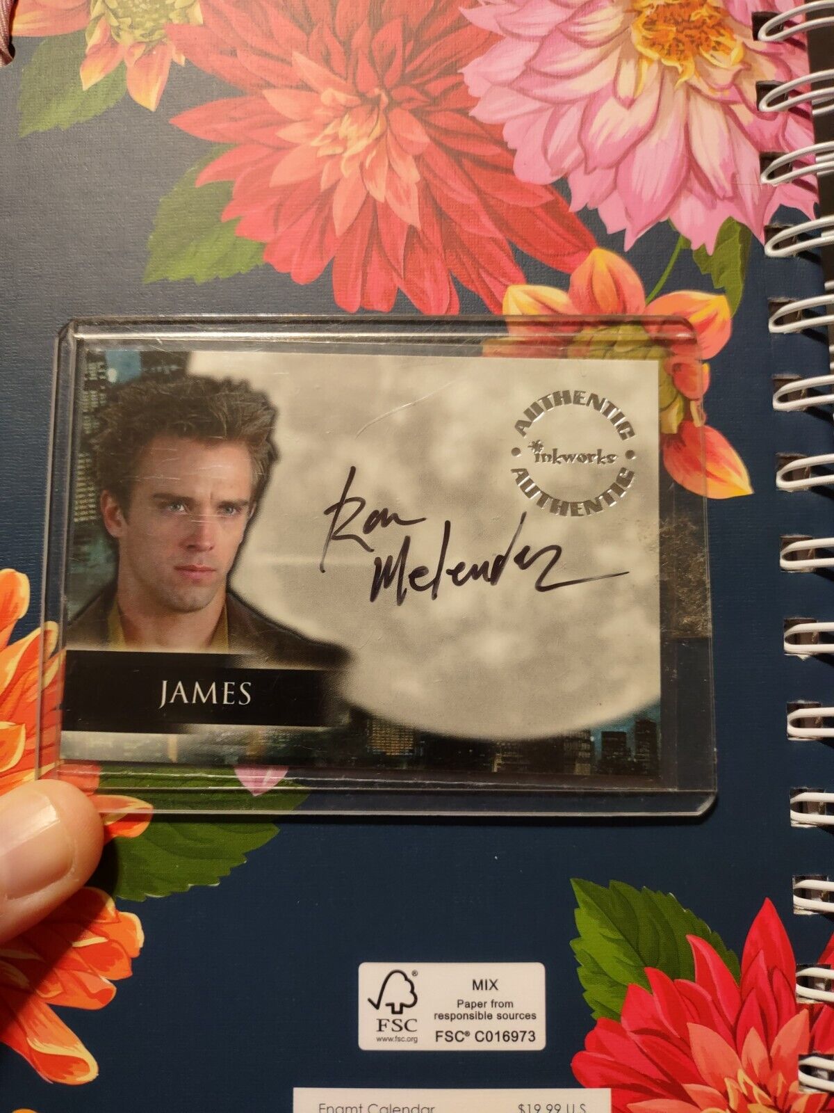 Angel Inkworks Autographed Card A20 Ron Melendez as James BTVS