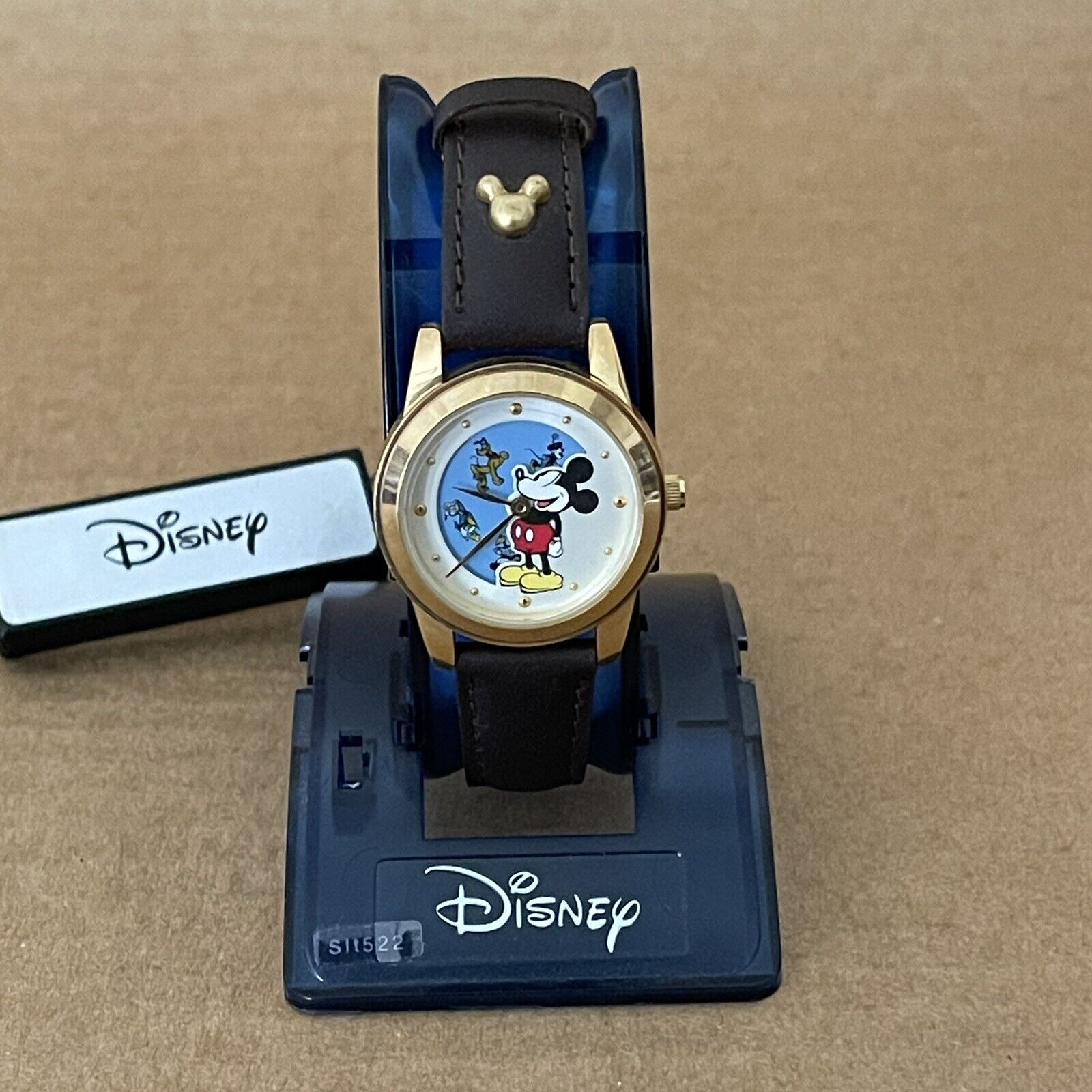 Vintage Disney Seiko Watch Mickey Mouse & Friends Rotating Disk (SII) with Tag