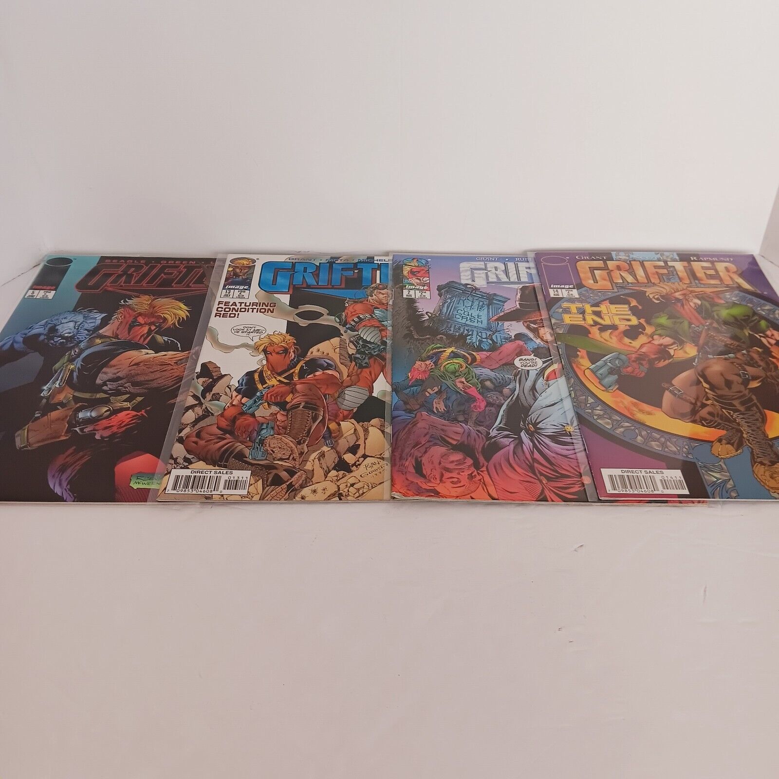 Grifter Comic Lot Of 4 Freshly Bagged NOT Boarded *Notes*