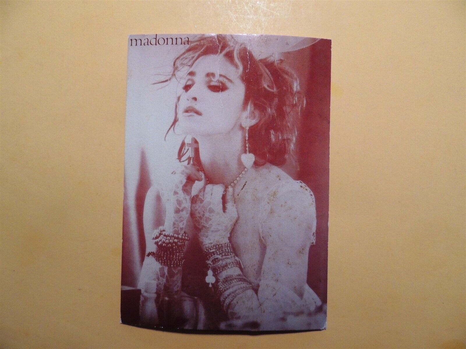 Madonna celebrity singer artist vintage postcard 