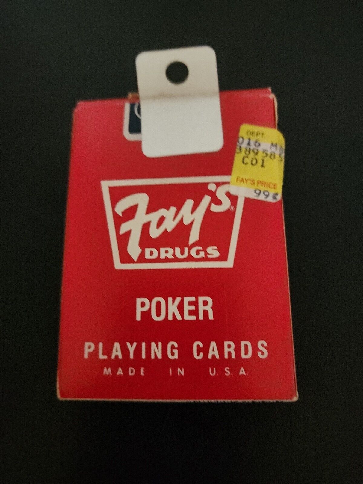 VINTAGE 1980's FAY'S DRUGS LIVERPOOL NY USED DECK OF PLAYING CARDS
