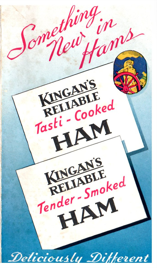1938 Kingan’s Reliable SOMETHING NEW IN HAMS Booklet -X-15