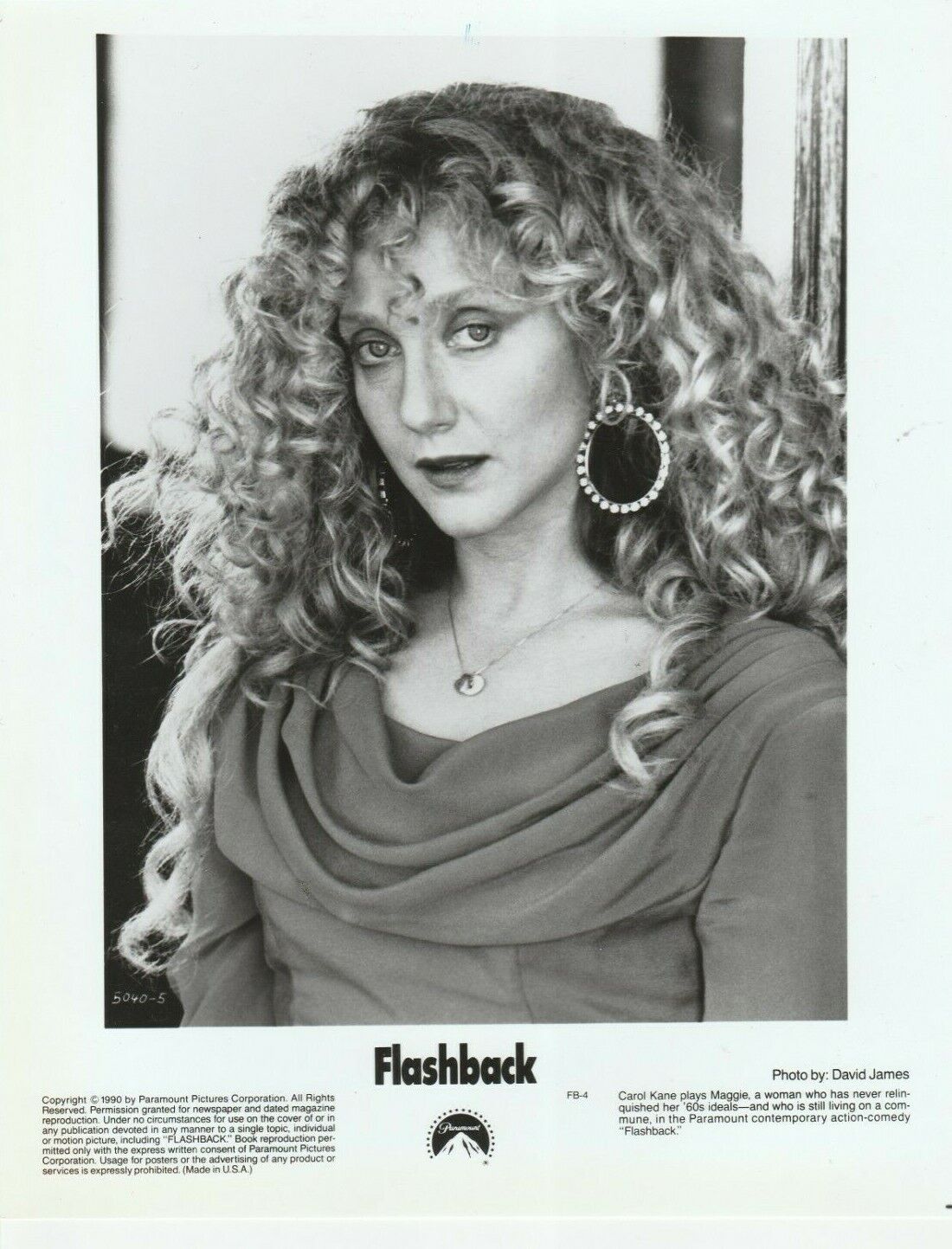 1990 Press Photo Actress Carol Kane in \