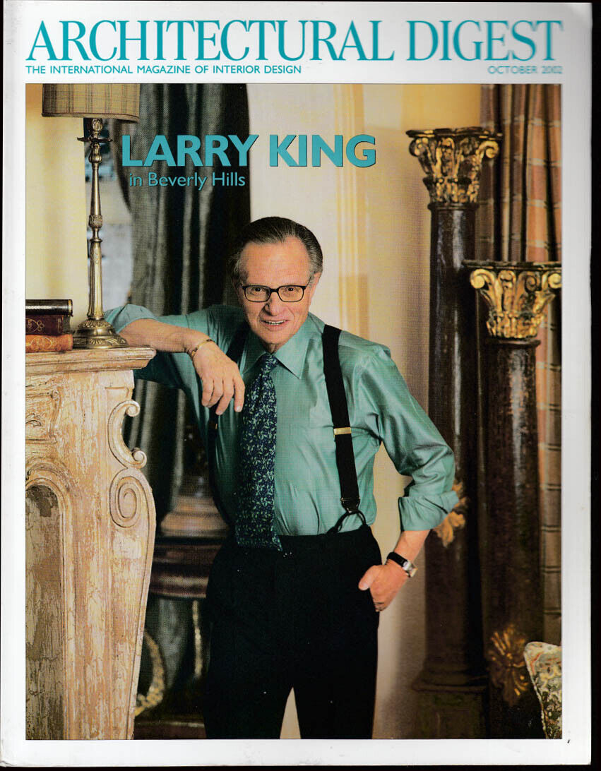 ARCHITECTURAL DIGEST Larry King; Andre Emmerich; Robert Duvall 10 2002