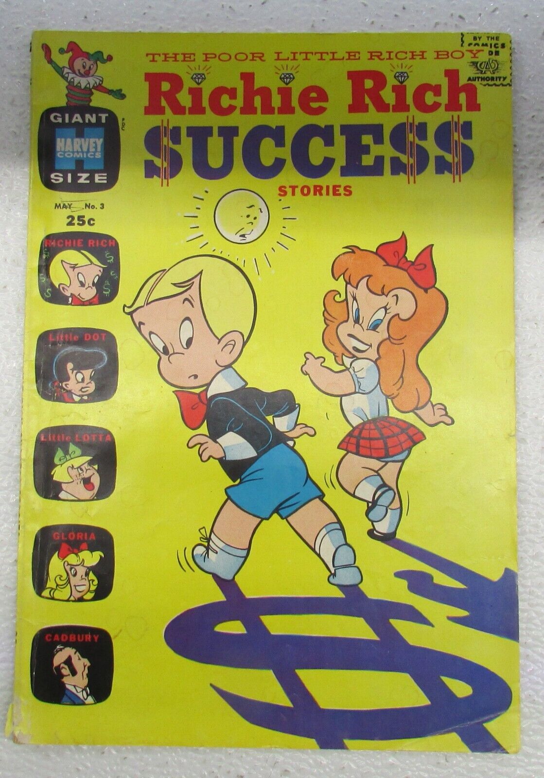 COMIC BOOK GIANT HARVEY COMICS RICHIE RICH SUCCESS STORIES #3 MAY 1965 25¢