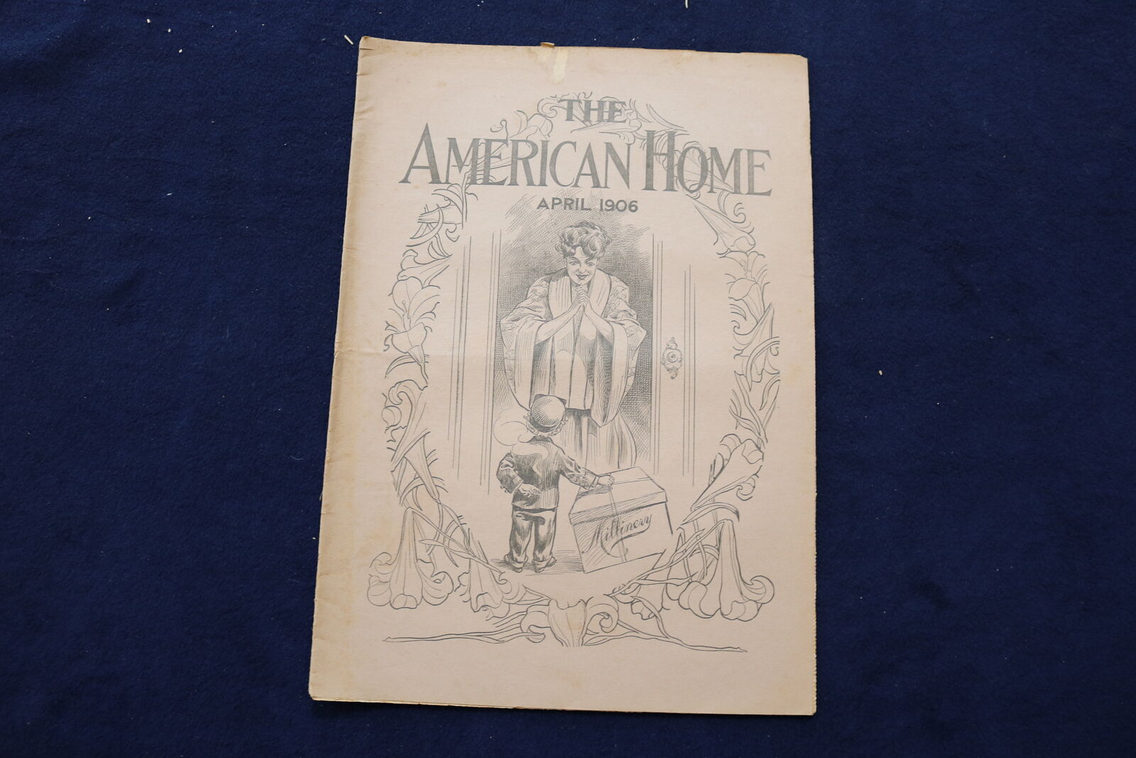 1906 APRIL THE AMERICAN HOME NEWSPAPER - NICE ILLUSTRATED COVER - NP 8685