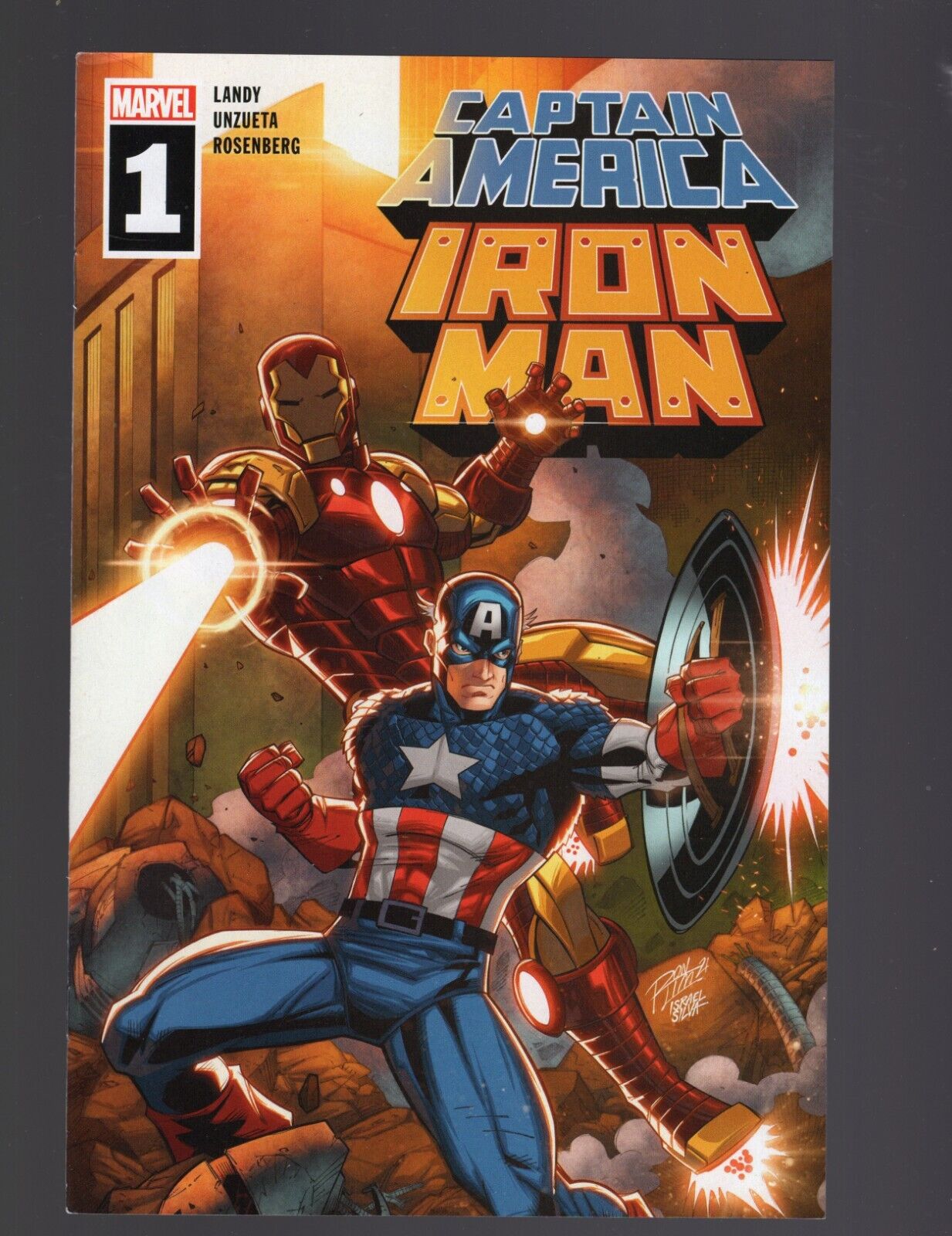 Captain America Iron Man #1 Walmart Exclusive Variant Marvel Comics 2022 VF+