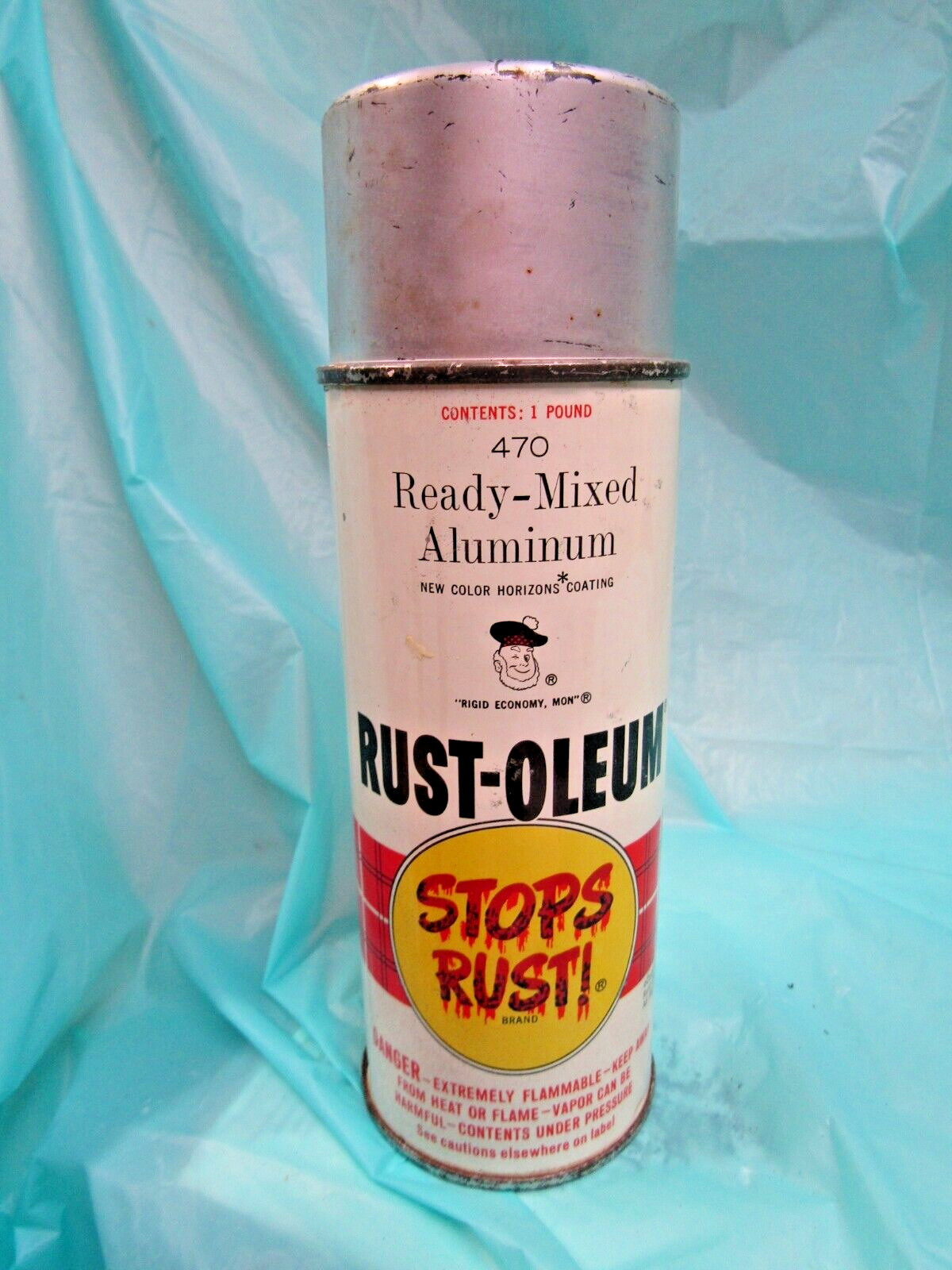 Vintage Rustoleum Aluminum # 470 Spray Can Paint