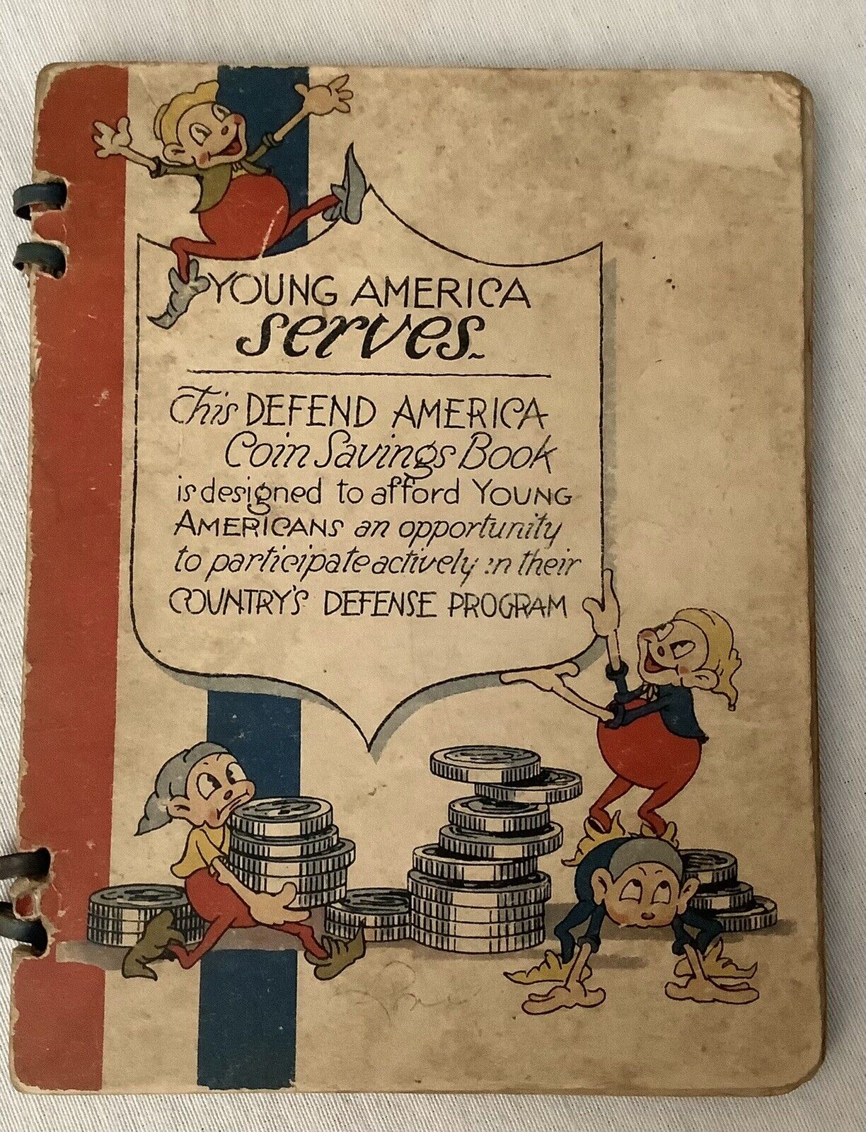 1941 Young American Coin Book Savers Defense Program