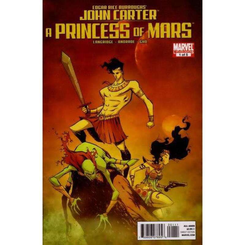 John Carter: A Princess of Mars #1 in NM minus condition. Marvel comics [y: