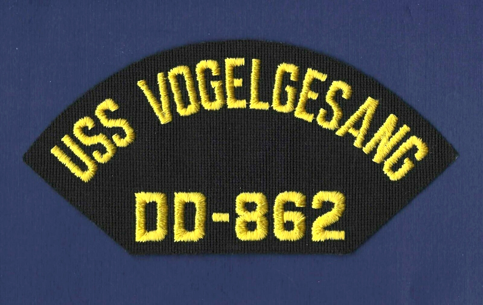 USS VOGELGESANG DD-862 Destroyer Ballcap Patch