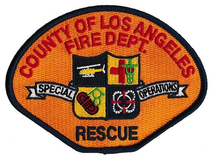 LA County Special Operations - NEW Fire  Rescue Patch 