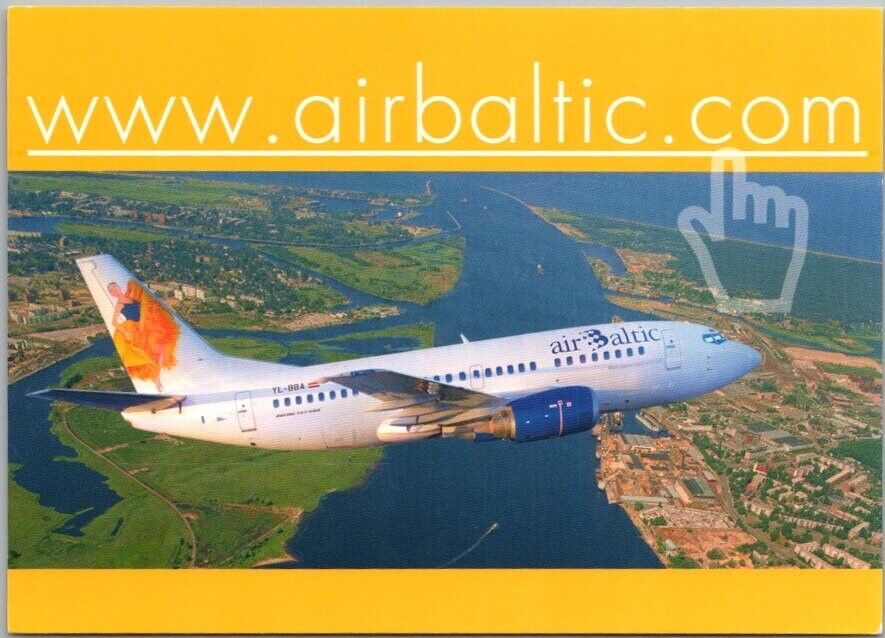 c2000s AIR BALTIC Aviation Advertising 4x6\